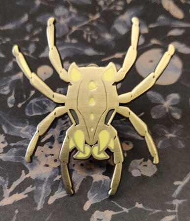 Skulltula enamel pin