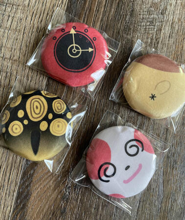 Variety fan art plush buttons