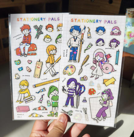 Original Characters Sticker Sheets